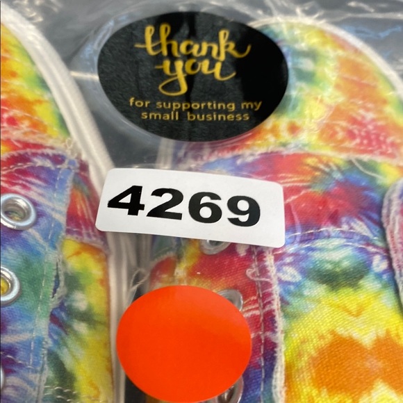 Corkys Multicolor Slip-On Streetwear Vibrant Tie-Dye Slip On Boho Sneakers Sz.10 - Picture 13 of 13